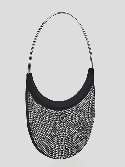 Shop Coperni Crystal-embellished Ring Swipe Bag
