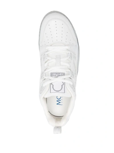 Shop Moncler Sneakers In White