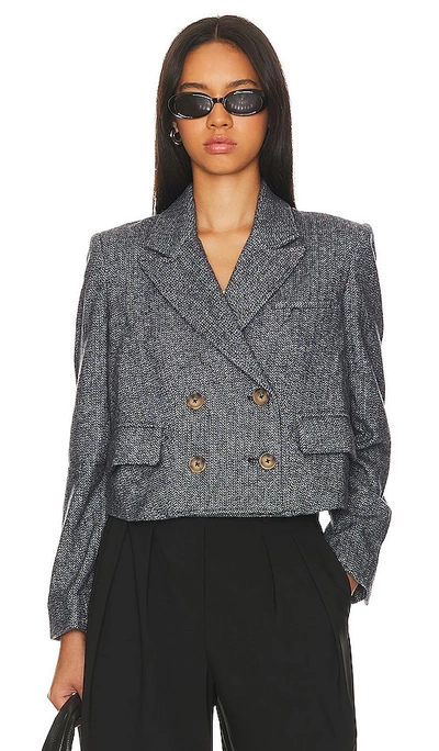 Shop Free People X Revolve Tailored Heritage Blazer In Blue