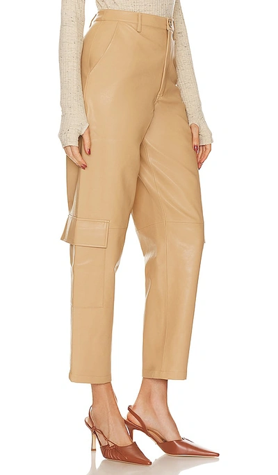 Song Of Style Fabiola Belted Pant In Beige