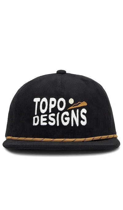 Shop Topo Designs Sunrise Trucker Hat In Black