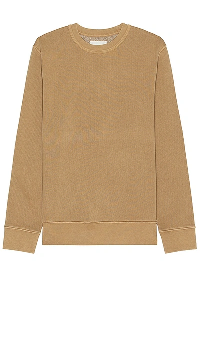 Shop Citizens Of Humanity Vintage Crewneck In Tan