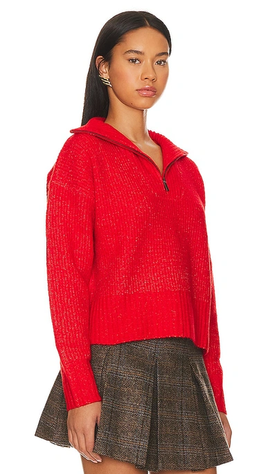 Shop John & Jenn By Line Atlas Sweater In Red