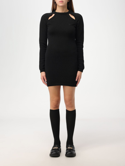Shop Chiara Ferragni Dress  Woman Color Black