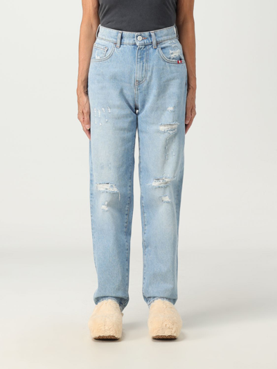 Amish Jeans  Damen Farbe Denim In Denim