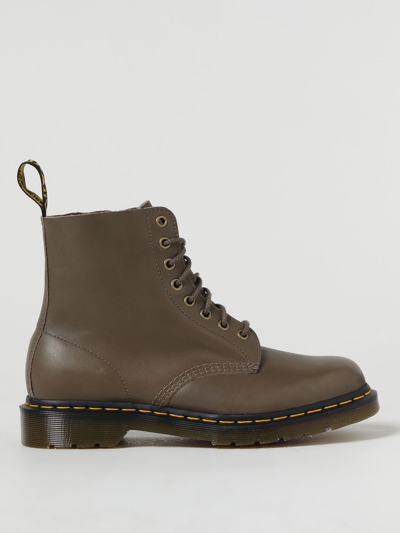 Dr. Martens' Khaki 1460 Pascal Boots In Olive