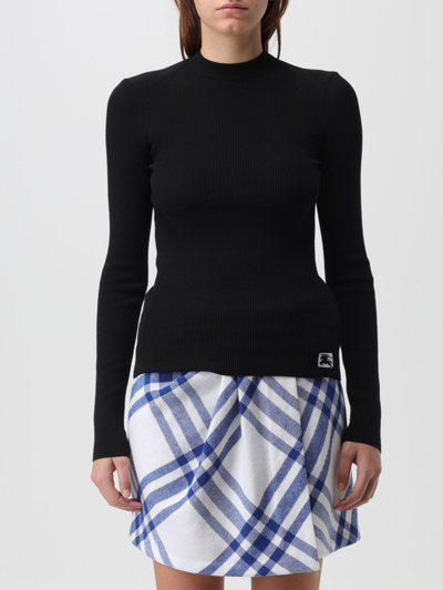 Shop Burberry Sweater  Woman Color Black