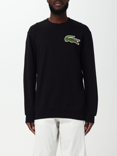 Shop Comme Des Garçons Shirt Sweatshirt Comme Des Garcons Shirt X Lacoste Men Color Black