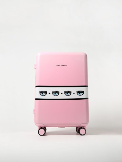 Shop Chiara Ferragni Travel Case  Woman Color Pink