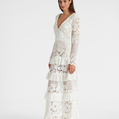 La Doublej Footloose Lacey Dress In White