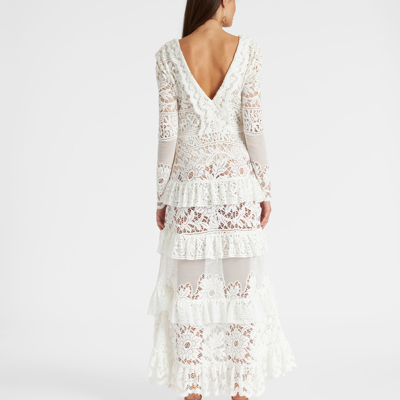 La Doublej Footloose Lacey Dress In White