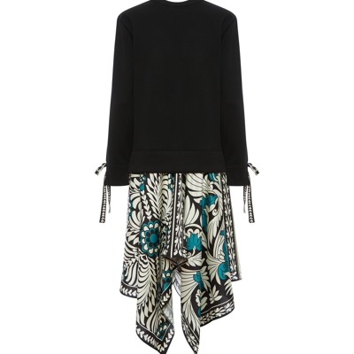 La Doublej Arcade Dress In Mix Tiles Placée Black