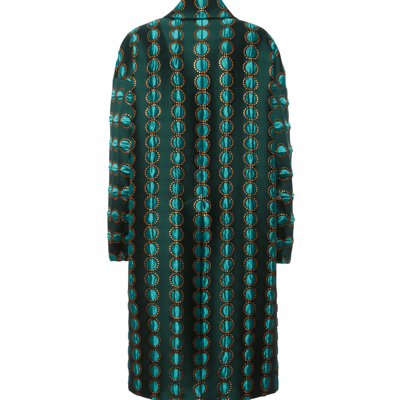 Shop La Doublej Boxy Coat In Winter Sun Emerald