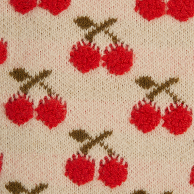La Doublej Cherry Scarf In Off White