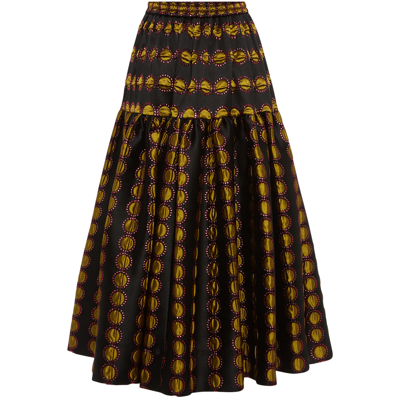 Shop La Doublej Oscar Skirt In Winter Sun Black