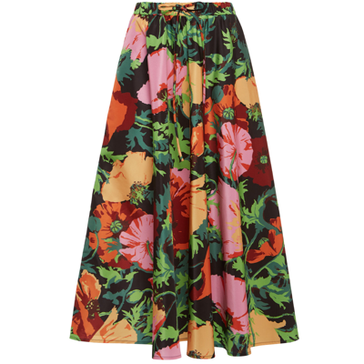 La Doublej Drawstring Skirt Wonderland Black In Wonderland Black
