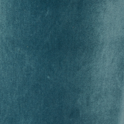 La Doublej Velvet-finish Cotton Cropped Trousers In Light Blue