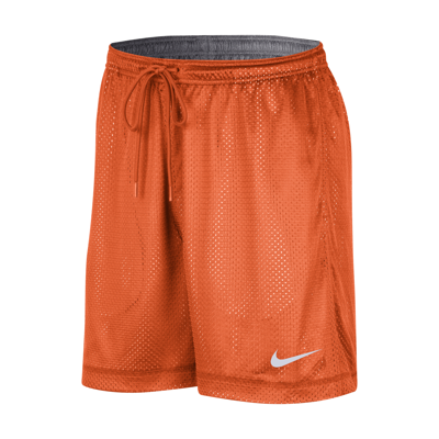 Shop Nike Team 13 Standard Issue  Men's Dri-fit Wnba Reversible Shorts In Orange