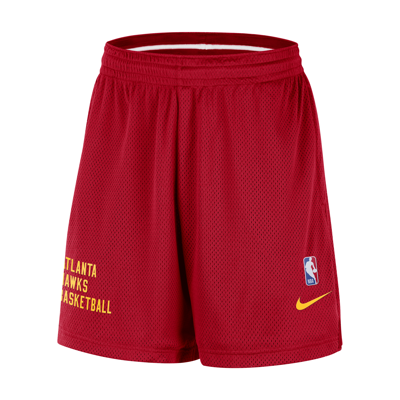 Shop Nike Atlanta Hawks  Men's Nba Mesh Shorts In Red