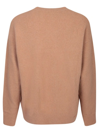 Shop Palm Angels Wool-blend Pullover In Brown