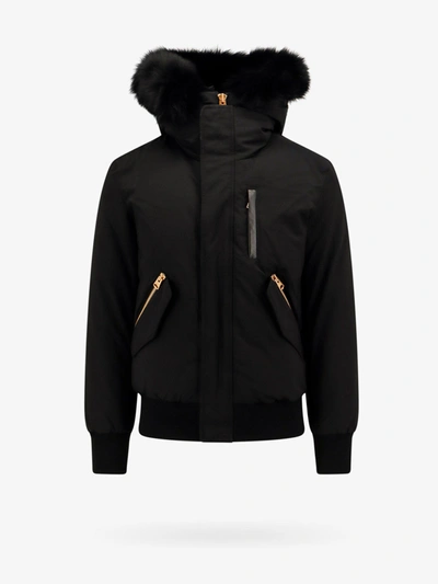 Mackage Black Nylon Blend Dixon-bx Down Jacket In Black