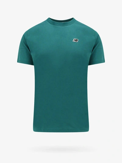 Shop New Balance T-shirt In Green