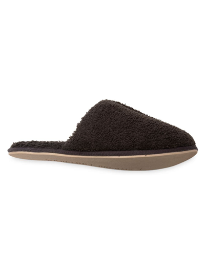 Shop Barefoot Dreams Men's Cozychic Ribbed Slippers In Carbon