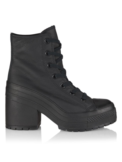 Shop Converse Women's Unisex Chuck 70 De Luxe Leather Sneakers In Black