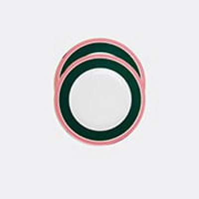 La Doublej Tableware Green Uni In Green