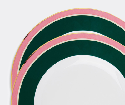 La Doublej Tableware Green Uni In Green