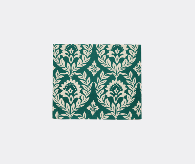 La Doublej Table Linens Green Uni In Green