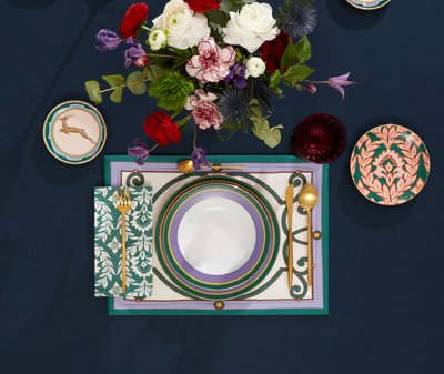 La Doublej Table Linens Multicolor Uni In Multicolor