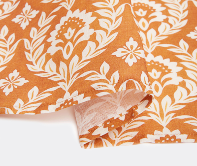 La Doublej Table Linens Orange Uni In Orange