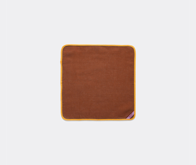 La Doublej Table Linens Brown Uni In Brown