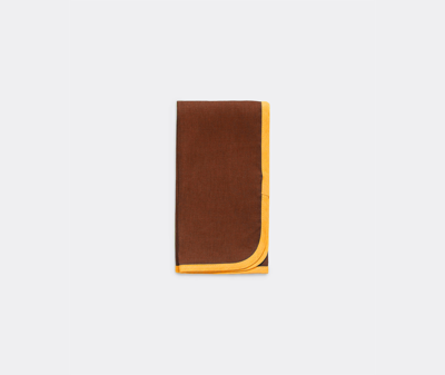 La Doublej Table Linens Brown Uni In Brown