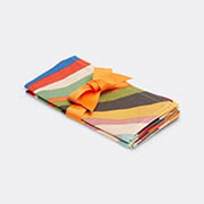 La Doublej Large Napkins Set Of 2 (45x45) In Multicolor