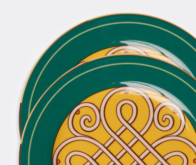 La Doublej Tableware Green Uni In Green