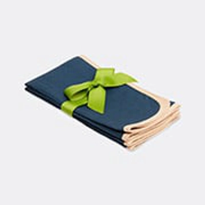 La Doublej Large Napkins Set Of 2 (45x45) In Blue