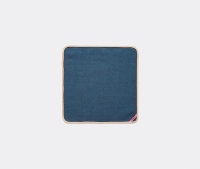 La Doublej Large Napkins Set Of 2 (45x45) In Blue