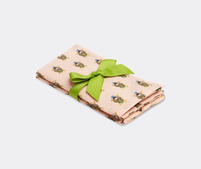 La Doublej Table Linens Pink Uni In Pink