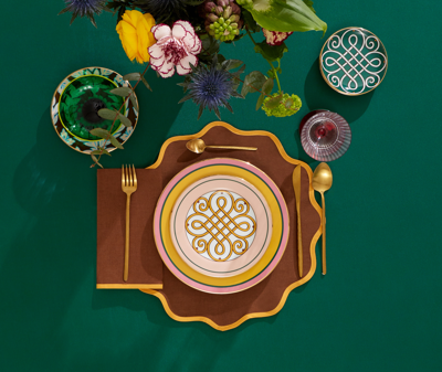 La Doublej Table Linens Brown Uni In Brown