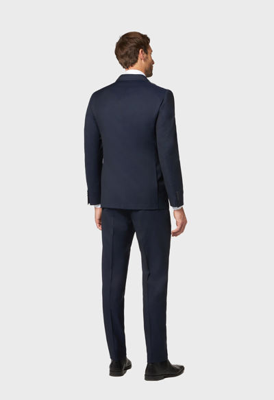 Shop Boglioli 100% Virgin Wool B-line Suit In Blue