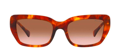 Shop Ralph By Ralph Lauren Eyewear Rectangular Frame Sunglasses In Multi