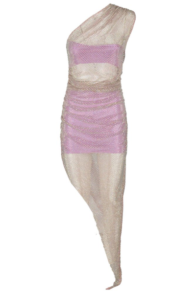Shop Giuseppe Di Morabito Ruched One In Pink
