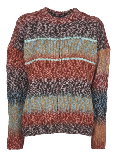 Shop Paul Smith Multicolor Abstract Motif Sweater