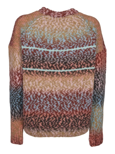 Shop Paul Smith Multicolor Abstract Motif Sweater