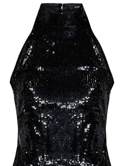 Shop Amen Black Sequins Short Dress