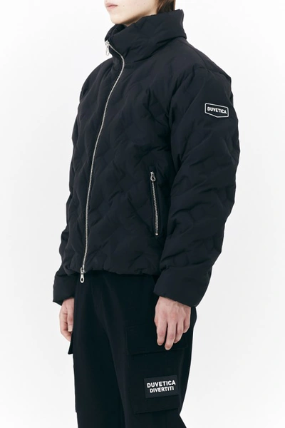 Shop Duvetica New Patroclo Down Puffer Jacket In Black