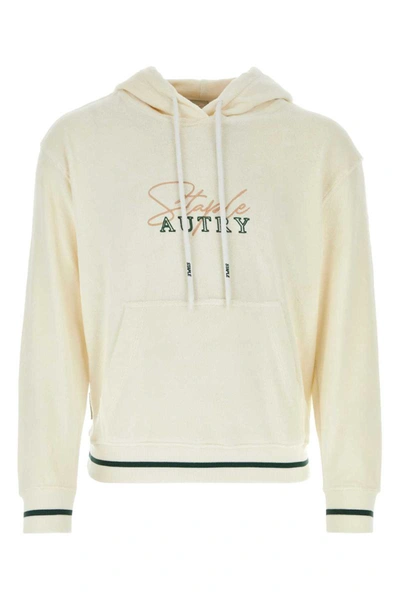 Shop Autry Sweatshirts In White