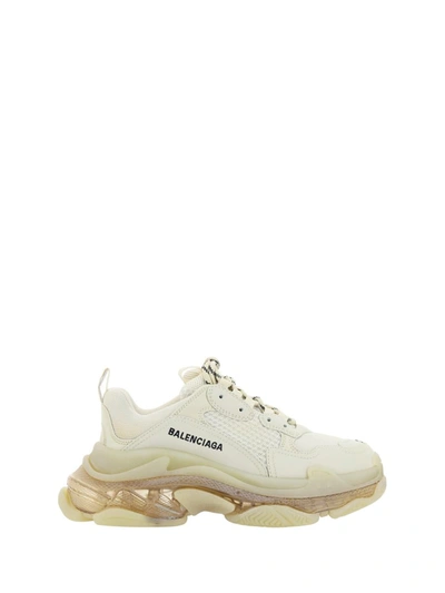 Shop Balenciaga Sneakers In Off White